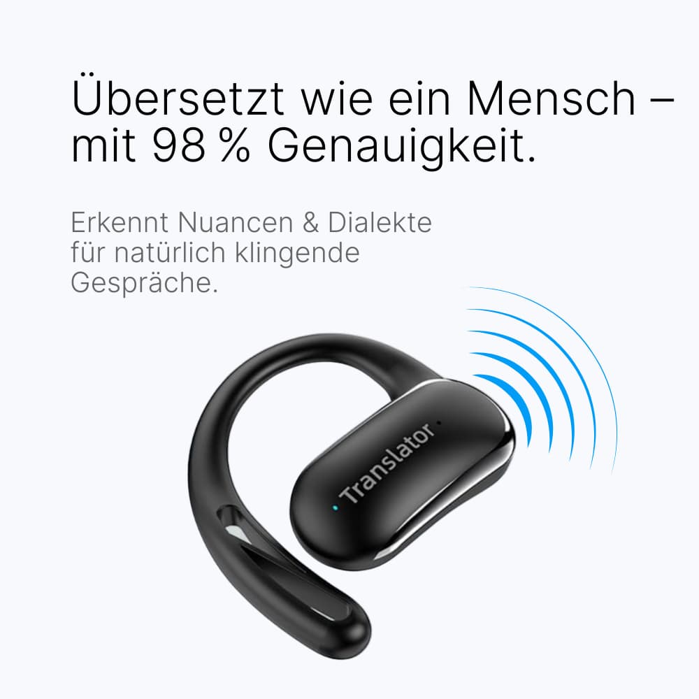 VISION ONE AI F56 PRO | Premium 3-in-1 Kopfhörer für Echtzeitübersetzung