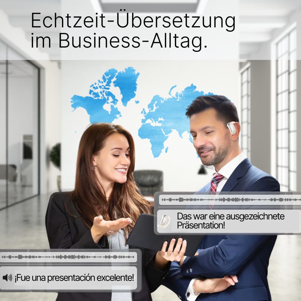 VISION ONE AI F56 PRO | Premium 3-in-1 Kopfhörer für Echtzeitübersetzung